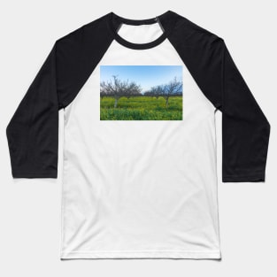 Mustard Field Baseball T-Shirt